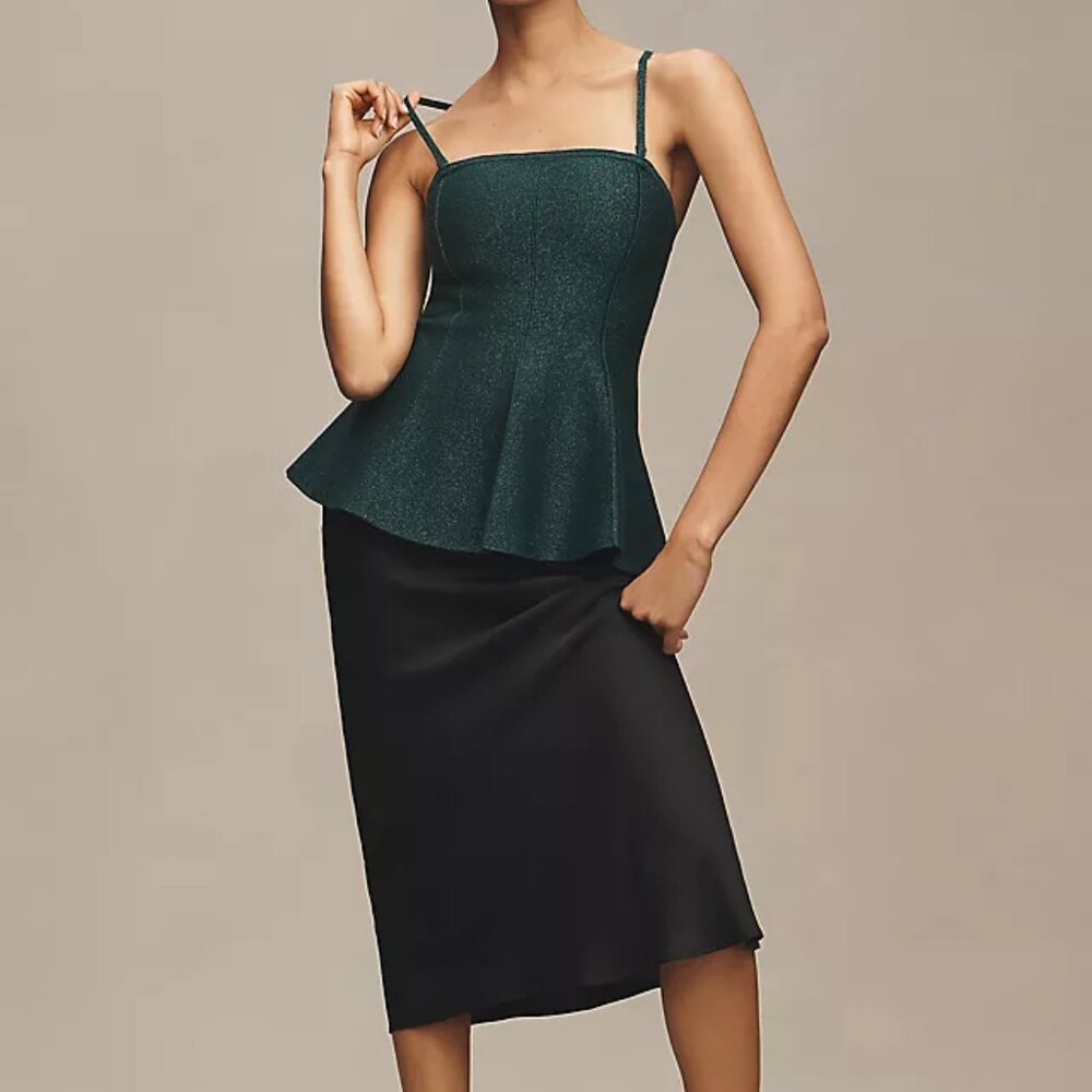 Anthropologie Pilcro Hourglass Sparkly Sweater Tank